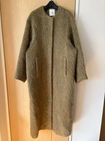 CLANE 믹스 컬러 섀기 코트