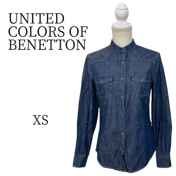 UNITED COLORS OF BENETTON 데님 셔츠 XS