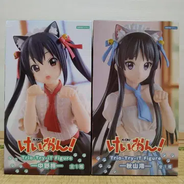 케이온! 트리오 트라이 잇 피규어 나카노 아즈사 아키야마 미오 2개 세트
