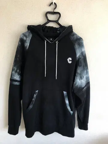 CRONOS 타이다이 패턴 후드티 오버 사이즈