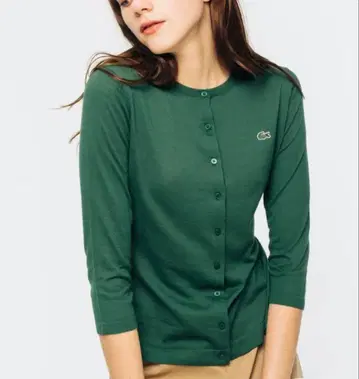 Lacoste 그린 가디건 긴팔 새상품급
