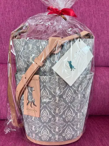 aoneco 그레이 무늬 숄더백