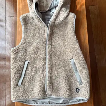 Orcival 플리스 후드 베스트 베이지 사이즈 1