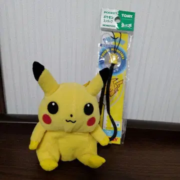 [레어] 포켓몬 초기 봉제 인형 마스코트 핸드폰 스트랩 90년대 세트