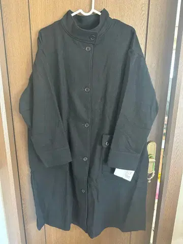 ina 블랙 롱 코트 택 포함 미사용 새상품