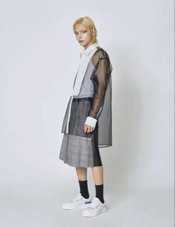 [레어] 로이스크레용 (다이버시티) 체크 가죽 팬츠