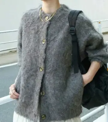 B.C STOCK 베이세이 스톡 샤기 가디건