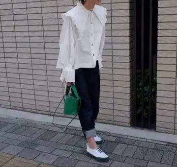 gypsohila 지프소피아 밴드 카라 플레어 블라우스