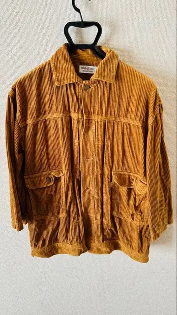 코듀로이 자켓 브라운