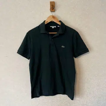 LACOSTE 다크 그레이 피케 셔츠 US S
