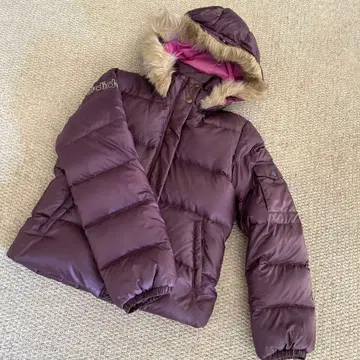 adidas 퍼플 다운 자켓 퍼 포함 새상품급