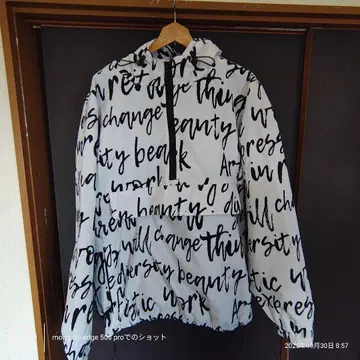 ZARA 텍스트 프린트 나일론 자켓 XL