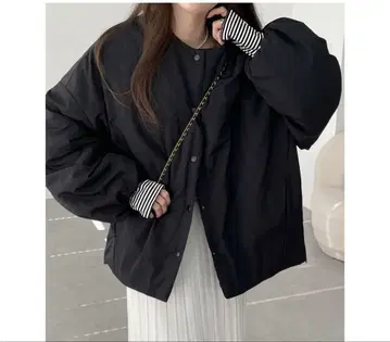 앤도미 노카라 패딩 자켓