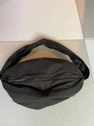 [ 요건 레일 ] 면 바디백 (브라운)