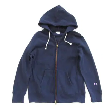 [ Champion ] 속기모 풀 집업 후드티 네이비 size L