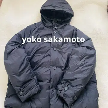 YOKO SAKAMOTO 다운 아노락 다운 자켓 L 블랙