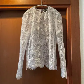 유나이티드 애로우즈 스카이블루 레이스 셔츠