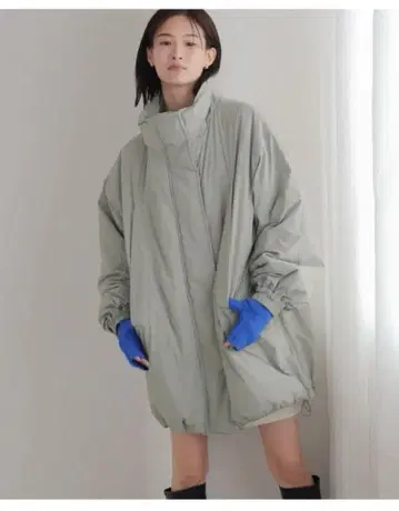 로리즈팜 몬스터 코트 카키 그레이 다운 자켓 어파트바이