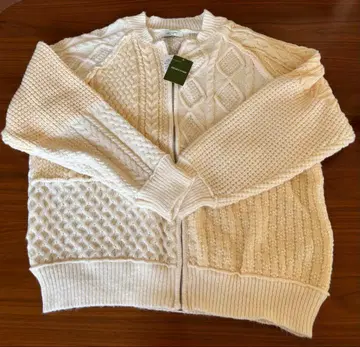 아이보리 집업 가디건