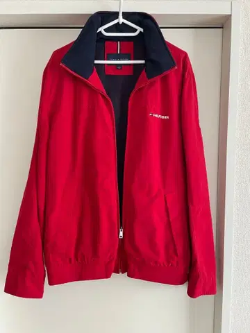 TOMMY HILFIGER 레드 나일론 자켓 L