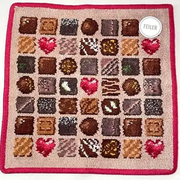 FEILER 페이러 코프레 드 쇼콜라 초콜릿 손수건 새상품