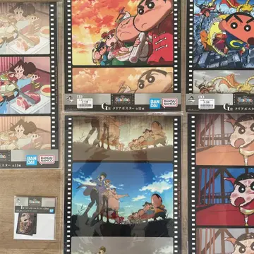 제일복권 짱구는 못말려(크레용 신짱) 클리어 포스터 5종 세트