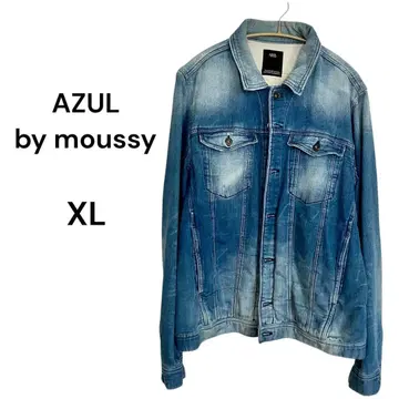 AZUL by moussy 아줄바이마우지 데님 자켓 사이즈 XL