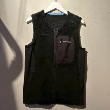 몽벨 노카라 밤 에어 플리스 베스트 M 블랙