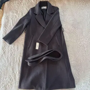 abahouse mavie 브라운 롱 코트