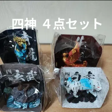 사신 4점 세트 피규어 사신의 청룡, 주작, 현무, 백호 미개봉 새상품