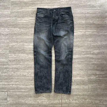 armani exchange 코팅 데님 팬츠 00s