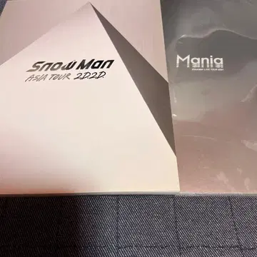 Snow Man 투어 팜플렛