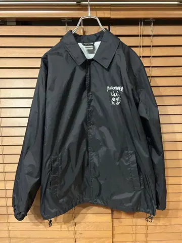 THRASHER 블랙 나일론 자켓 M
