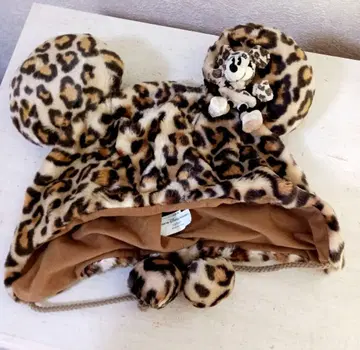 디즈니 미니 팬캡 레오파드 무늬