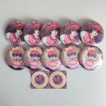 니지산지 사에키 잇테츠 마리온 크레이프 캔뱃지