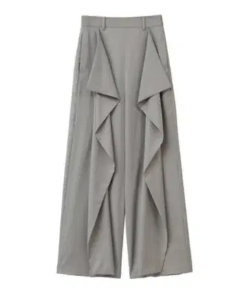 CLANE 클라네 SQUARE FRILL PANTS 프릴 팬츠