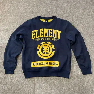 ELEMENT 속기모 네이비 맨투맨 M사이즈