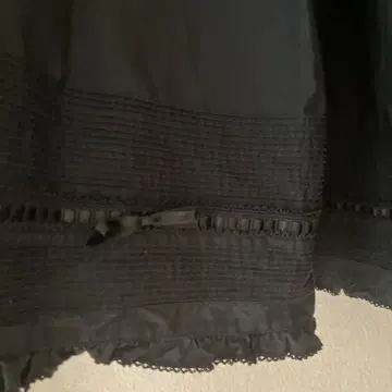 원더풀 월드 블랙 면 스커트 카네코 이사오 핑크하우스