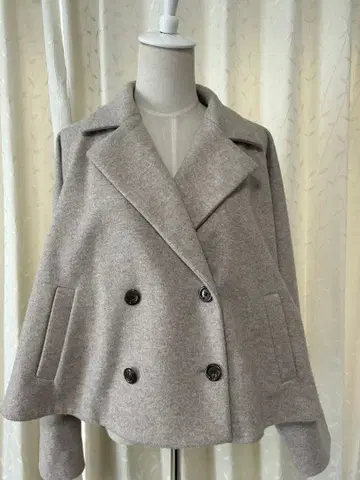 그레이 더블 브레스트 자켓