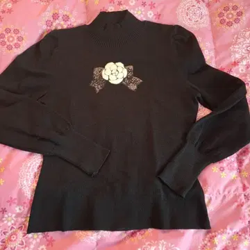 엠즈 그레이시 M'S GRACY 플라워 모티브 니트 울 40