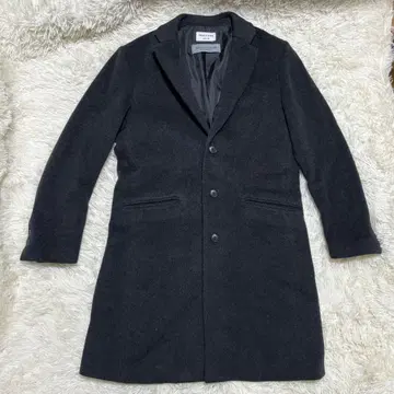 FREAK'S STORE 그레이 체스터 코트 캐시미어 혼방 L 사이즈