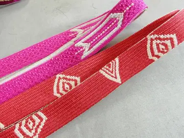 순수 실크 앤티크 허리띠 2개 묶음 다이쇼 로망 넓은 타입