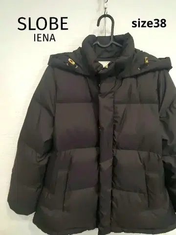 [ SLOBE IENA ] 새상품급 다운 자켓 블랙 size 38