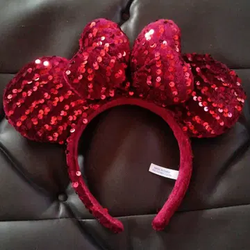 디즈니 미니 빨간색 보아 머리띠