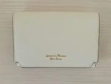 사만사 타바사 화이트 명함지갑