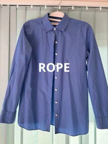 ROPE 파랑 긴팔 셔츠 THOMAS MASON