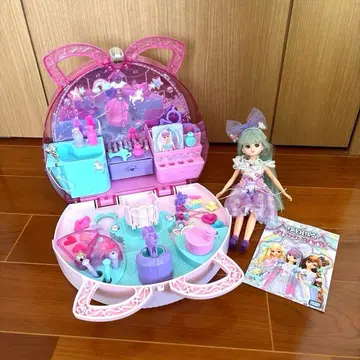 꿈색 리카짱 헤어 메이크업 백 액세서리 세트