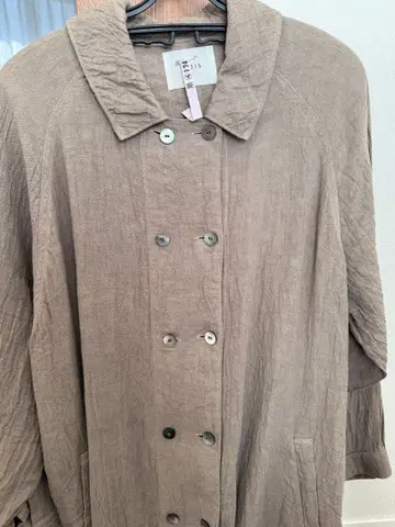 TROIS 셔츠 원피스 린넨 100%