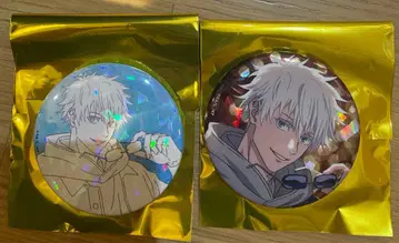 주술회전 말큐브 고죠 사토루 트레이딩 홀로 캔뱃지 글리터