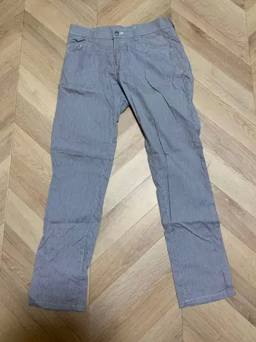 HAMNETT 스트라이프 패턴 팬츠